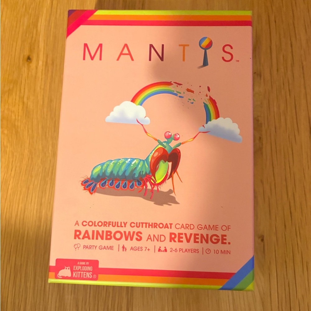 Exploding Kittens Mantis Card Game